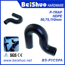 Plastic HDPE P-Trap Sewage Fittings